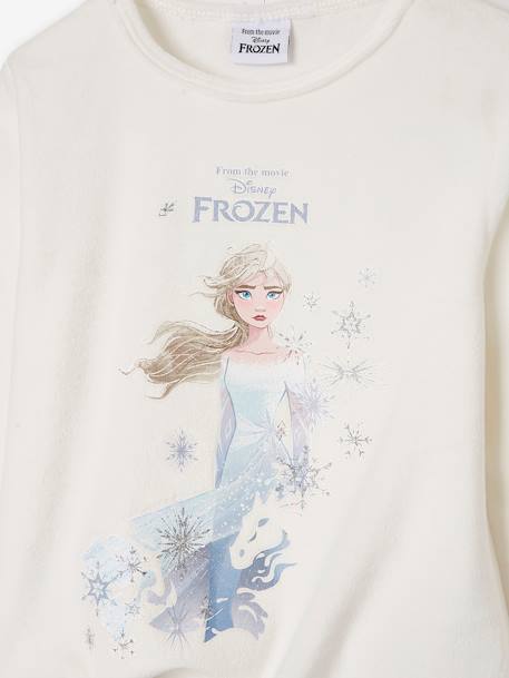 Pyjama fille bi-matière Disney® La Reine des Neiges 2 Blanc et bleu 3 - vertbaudet enfant 