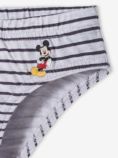 Lot de 7 slips Disney® Mickey Gris, gris chiné et bleu 13 - vertbaudet enfant 
