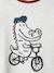 Tee-shirt motif ludique crocodile garçon BEIGE CHINE 3 - vertbaudet enfant 