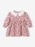 Robe romantique bébé col en broderie anglaise rose imprimé 1 - vertbaudet enfant 