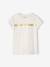 T-shirt de sport Basics fille rayures irisées placées anthracite+écru 5 - vertbaudet enfant 