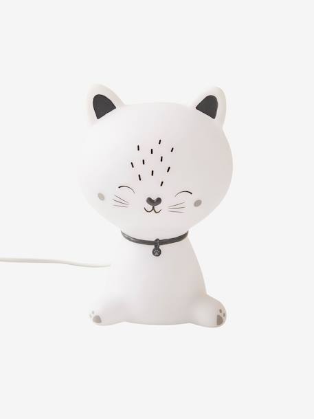 Veilleuse Moustachat blanc / bleu 2 - vertbaudet enfant 