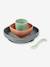 Set vaisselle 4 pièces silicone bleu+bleu+EUCALYPTUS+jaune+jungle+NIGHT BLUE+rose+terracotta+vert sauge 12 - vertbaudet enfant 