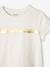 T-shirt de sport Basics fille rayures irisées placées anthracite+écru 7 - vertbaudet enfant 