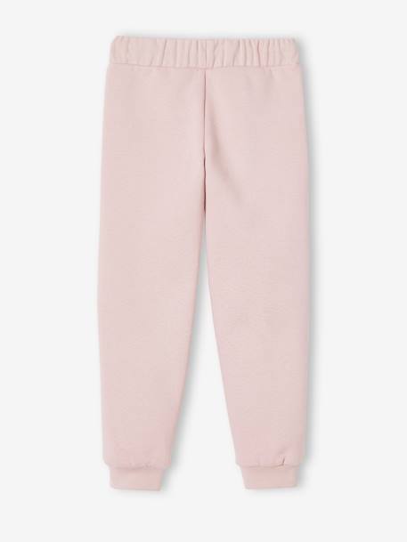 Pantalon jogging Basics fille rose 3 - vertbaudet enfant 