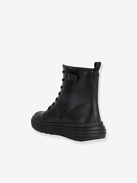 Boots lacés fille Phaolae noir 3 - vertbaudet enfant 