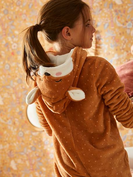 Surpyjama fille renarde MARRON CLAIR 2 - vertbaudet enfant 
