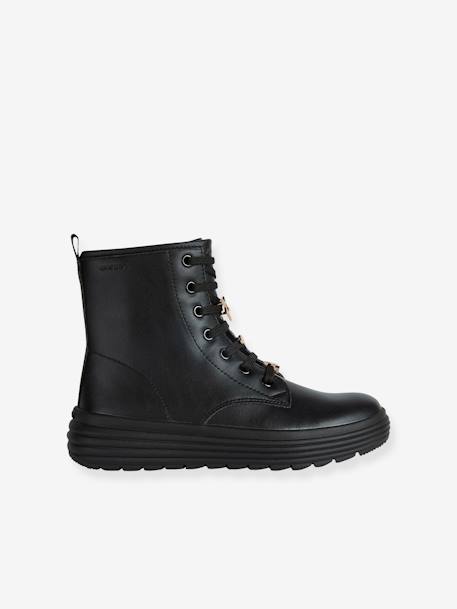 Boots lacés fille Phaolae noir 6 - vertbaudet enfant 