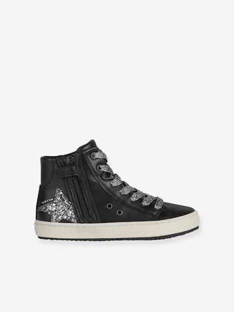 Baskets cuir Mid fille Kalispera noir 1 - vertbaudet enfant 