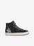 Baskets cuir Mid fille Kalispera noir 1 - vertbaudet enfant 