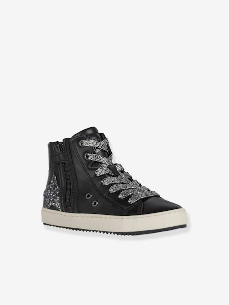Baskets cuir Mid fille Kalispera noir 2 - vertbaudet enfant 