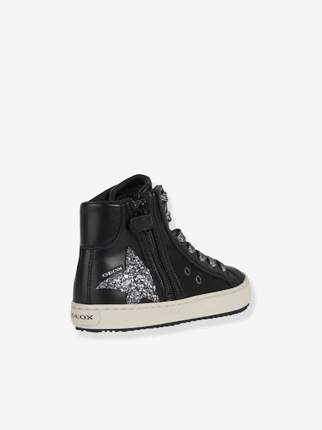 Baskets cuir Mid fille Kalispera noir 3 - vertbaudet enfant 