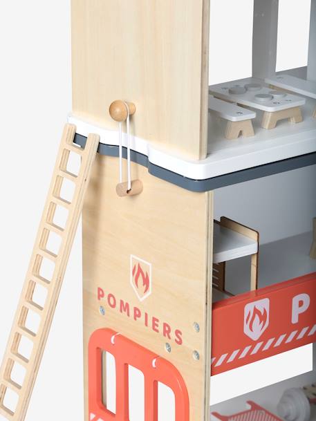 Centre de secours poste de police + poste de pompiers en bois FSC® blanc 7 - vertbaudet enfant 