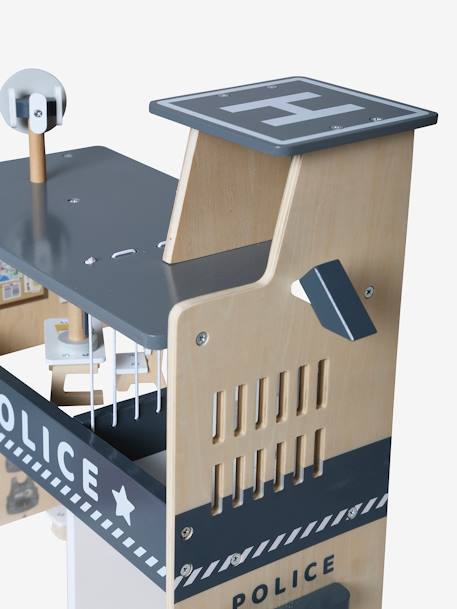Centre de secours poste de police + poste de pompiers en bois FSC® blanc 4 - vertbaudet enfant 