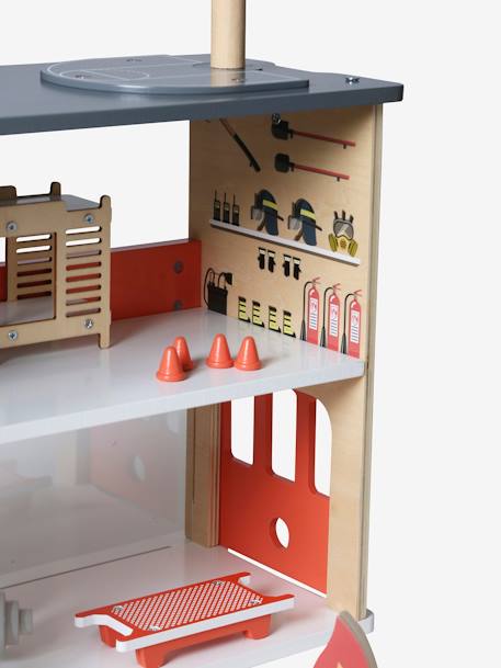 Centre de secours poste de police + poste de pompiers en bois FSC® blanc 6 - vertbaudet enfant 