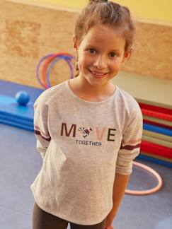 Fille-T-shirt, sous-pull-Tee-shirt de sport "Move together" fille