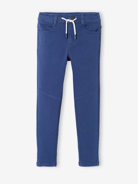 Pantalon slim couleur facile à enfiler garçon Anthracite+BEIGE+BLEU+bleu nuit+Vert olive 19 - vertbaudet enfant 
