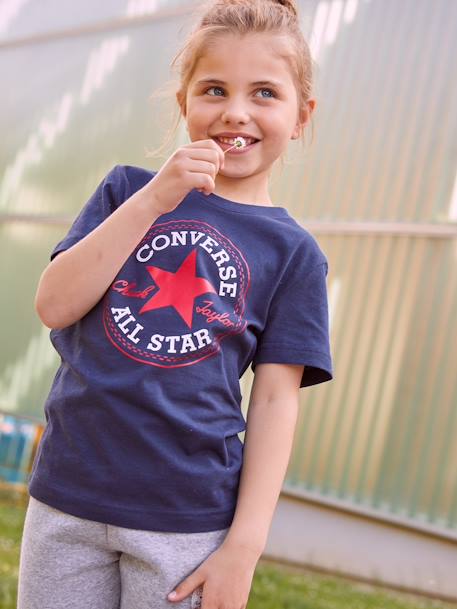 Tee-shirt enfant Core Chuck Patch marine 3 - vertbaudet enfant 