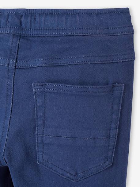 Pantalon slim couleur facile à enfiler garçon Anthracite+BEIGE+BLEU+bleu nuit+Vert olive 23 - vertbaudet enfant 