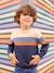 Pull garçon colorblock rayé maille fine RAYE ECRU 1 - vertbaudet enfant 
