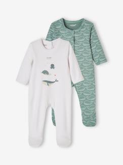 Bébé-Pyjama, surpyjama-Lot de 2 dors-bien bébé garçon en interlock