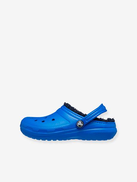 Sabots fourrés enfant Classic Lined Clog K CROCS (TM) bleu+rose 3 - vertbaudet enfant 