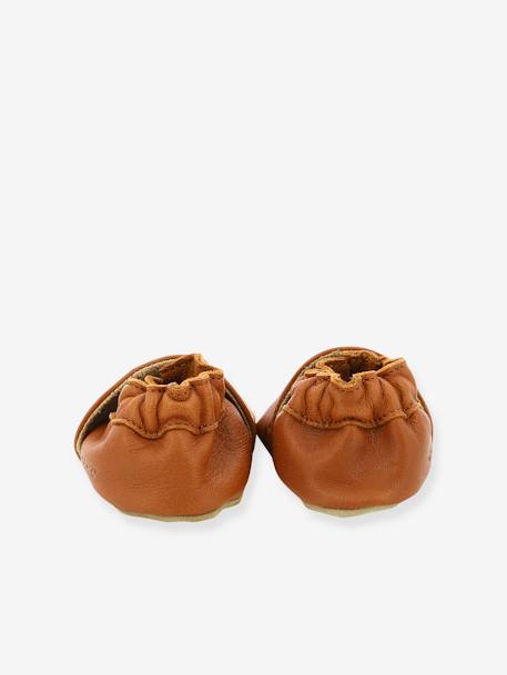 Chaussons cuir souple bébé Mywood ROBEEZ© marron 2 - vertbaudet enfant 