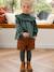 Short en velours côtelé bébé fille noisette+rose poudré 1 - vertbaudet enfant 