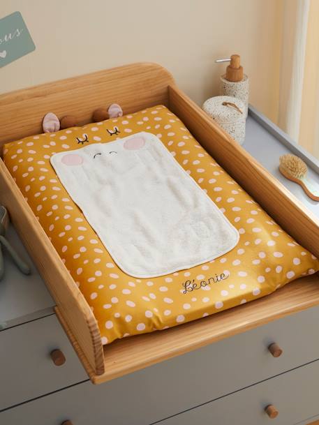 Housse de matelas à langer GIRAFE ocre / multicolore 2 - vertbaudet enfant 