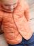 Doudoune matelassée bébé avec capuche caramel roux+rose grisé 1 - vertbaudet enfant 