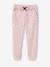 Pantalon jogging volanté fille imprimé fleurs rose 1 - vertbaudet enfant 
