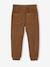 Pantalon style jogger doublé polaire garçon facile à enfiler encre+NOISETTE 15 - vertbaudet enfant 