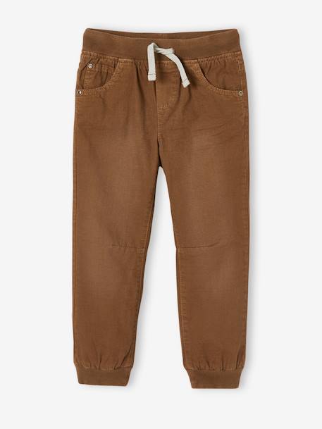 Garçon-Pantalon-Pantalon style jogger doublé polaire garçon facile à enfiler