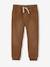 Pantalon style jogger doublé polaire garçon facile à enfiler encre+NOISETTE 13 - vertbaudet enfant 