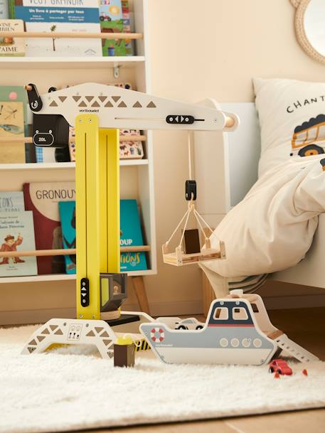 Grande grue en bois FSC® multicolore 2 - vertbaudet enfant 