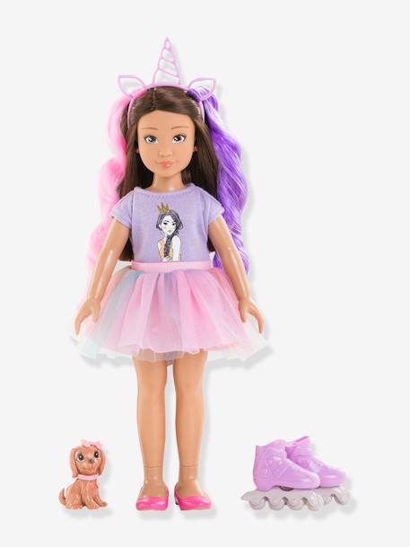 Coffret poupée mannequin Luna Licorne - COROLLE violet 4 - vertbaudet enfant 