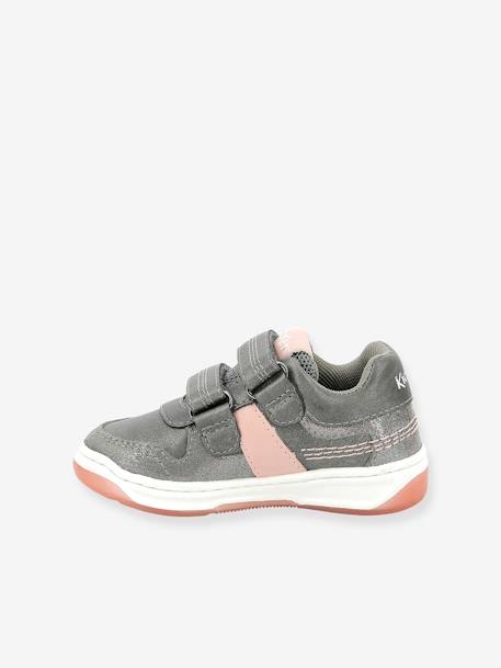 Baskets enfant Kalido beige+gris 9 - vertbaudet enfant 