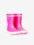 Bottes de pluie bébé Baby Flac guimauve+rose+rouge 12 - vertbaudet enfant 