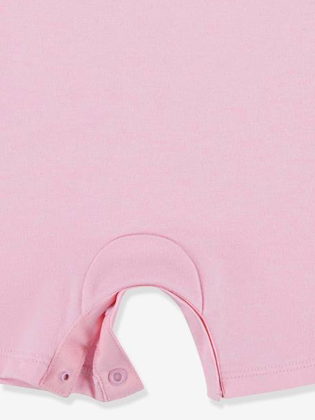 Set 2 pièces combinaison courte + chaussettes Lil Chuck rose 3 - vertbaudet enfant 