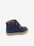 Bottillons cuir enfant Tackeasy marine 2 - vertbaudet enfant 