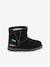 Boots fourrées cuir fille Aldiza noir 3 - vertbaudet enfant 