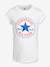 Tee-shirt enfant Chuck Patch blanc+gris 1 - vertbaudet enfant 
