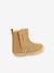 Boots fourrées cuir bébé garçon Socool Cho 1ers pas marine 7 - vertbaudet enfant 