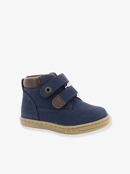 Bottillons cuir enfant Tackeasy marine 1 - vertbaudet enfant 