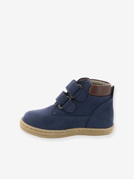 Bottillons cuir enfant Tackeasy marine 4 - vertbaudet enfant 