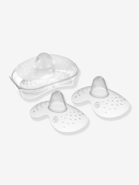 Lot de 2 bouts de sein taille M blanc 1 - vertbaudet enfant 
