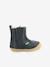 Boots fourrées cuir bébé garçon Socool Cho 1ers pas marine 7 - vertbaudet enfant 