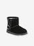 Boots fourrées cuir fille Aldiza noir 1 - vertbaudet enfant 