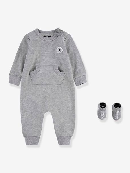 Set 2 pièces combinaison + chaussettes Lil Chuck gris 1 - vertbaudet enfant 
