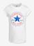 Tee-shirt enfant Chuck Patch blanc+gris 2 - vertbaudet enfant 